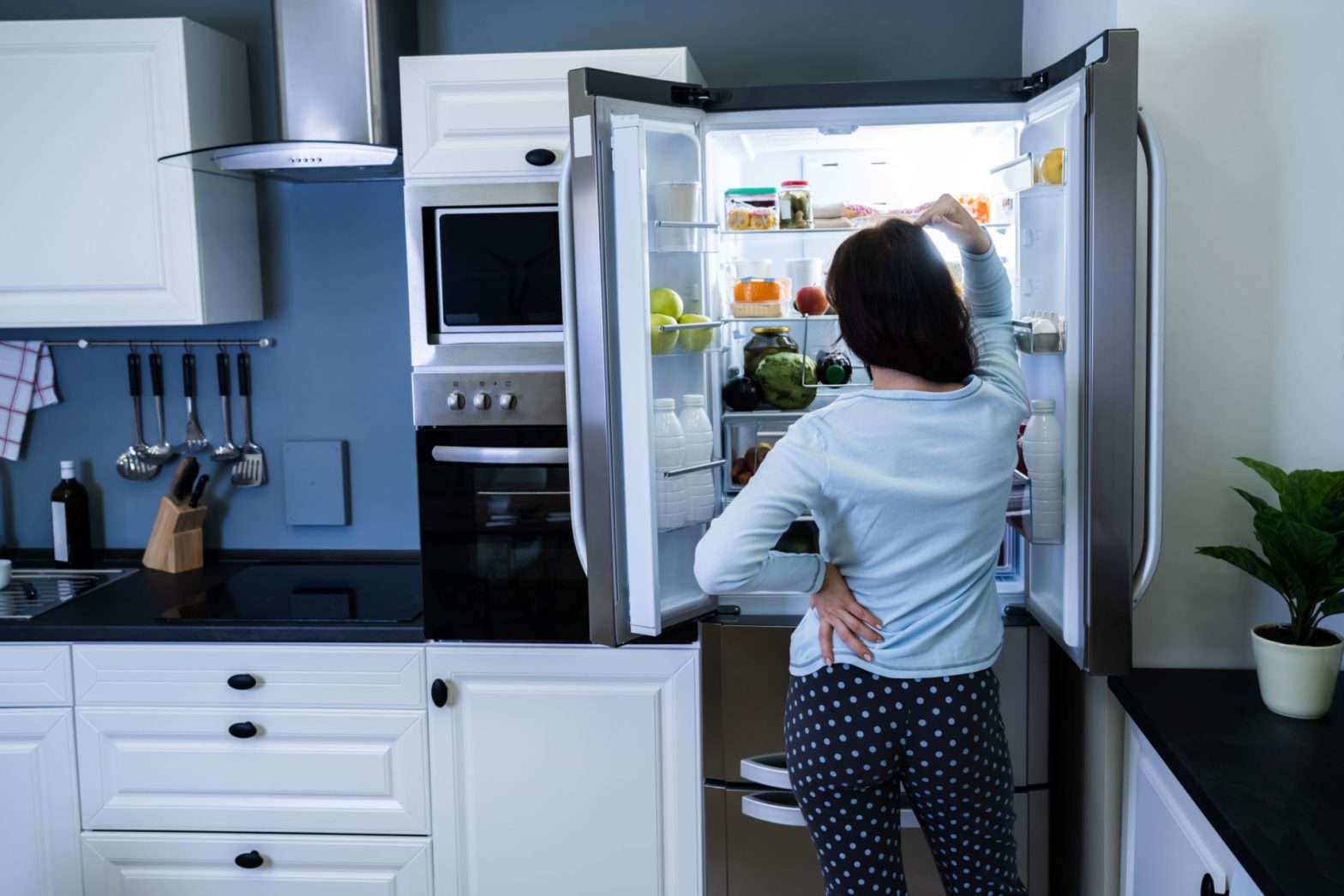 Temperaturanzeige im Kühlschrank blinkt